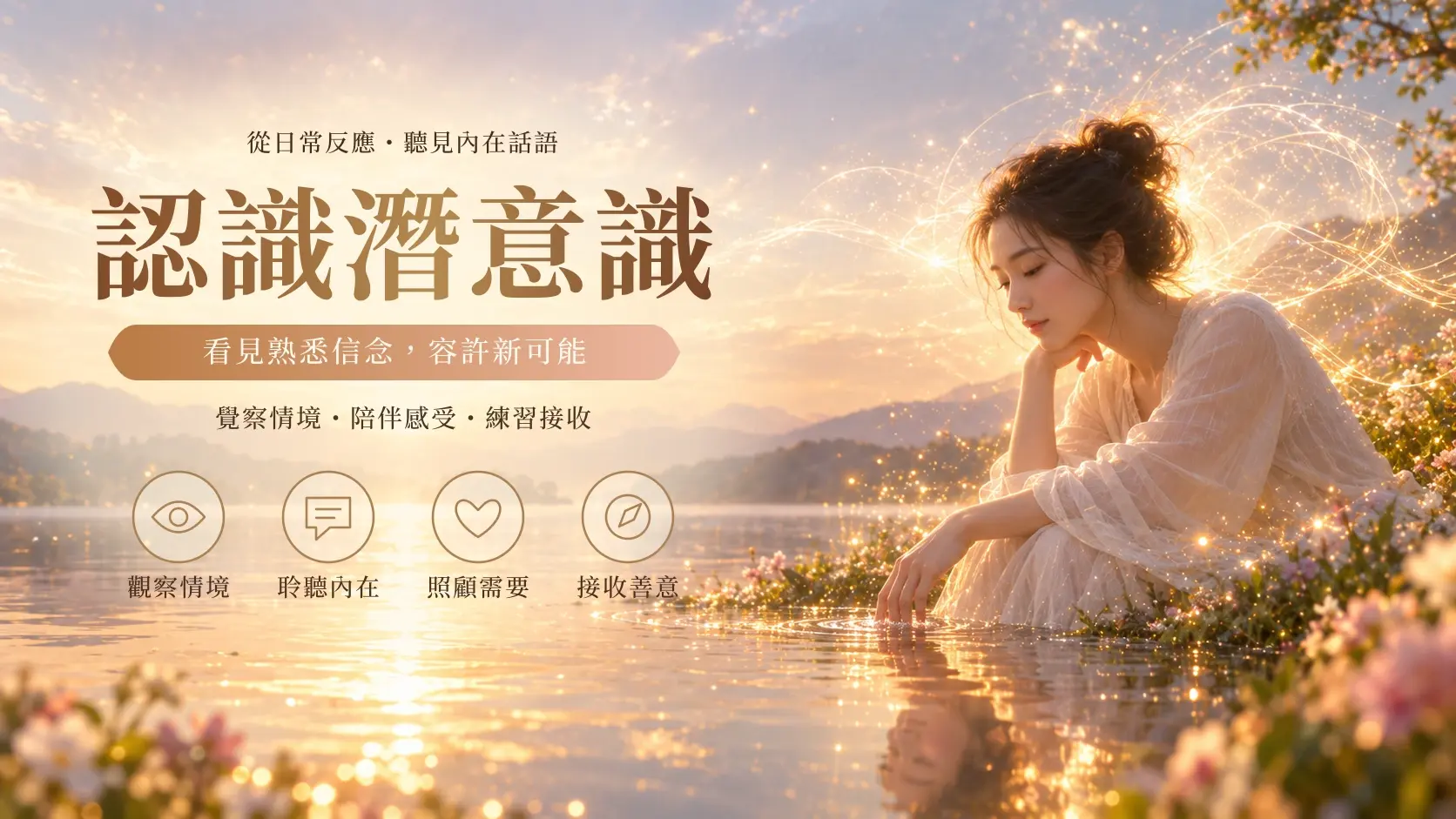 金色光影人物背景的認識潛意識文章封面